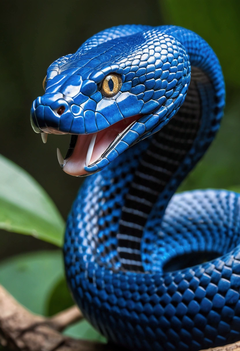 blue cobra, Stately, but with a friendly appearance 