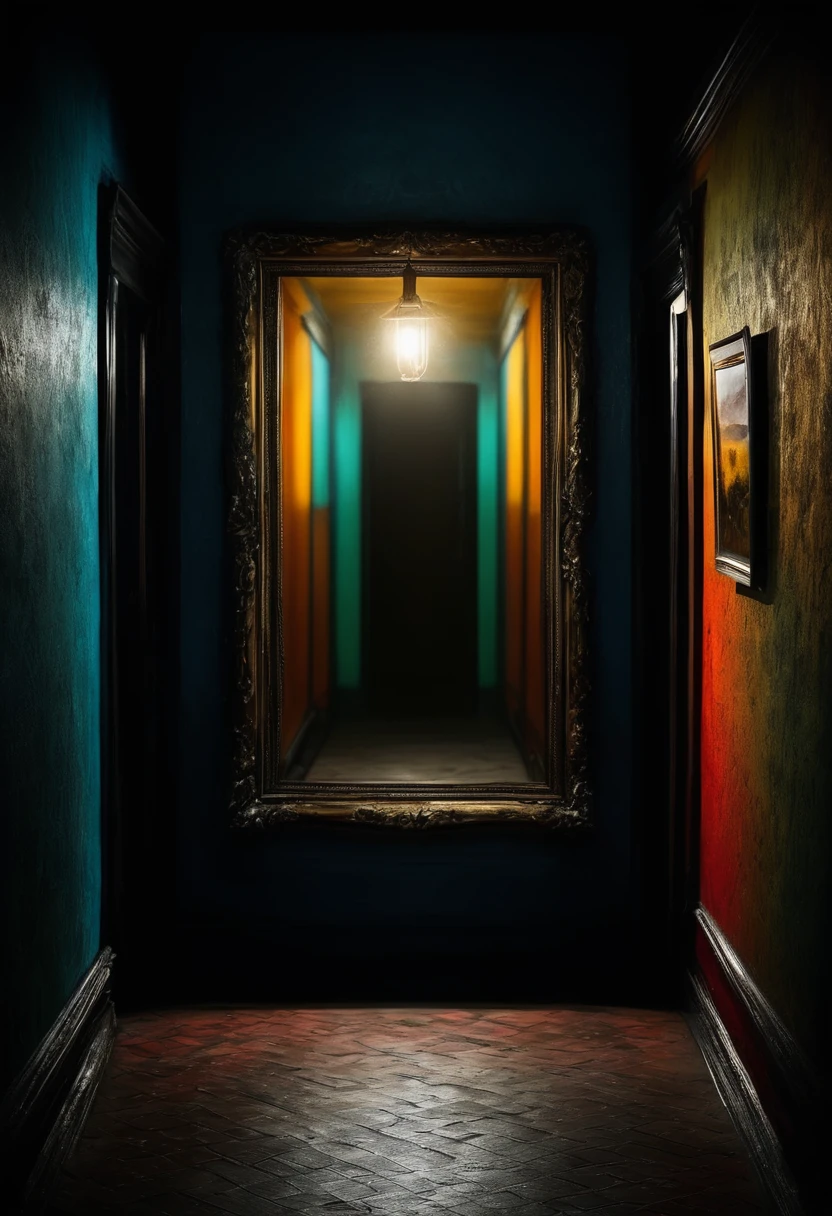 my fears seen from my soul are different my fears look sad and desolate ,the image looks very real, impressive colors 16k light of nostalgia dark and sad atmosphere depth of field 24k composition photography volume in shadows communicate idea unique piece work of art spectacular lighting
