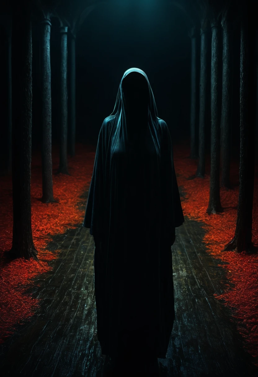 my fears seen from my soul are different my fears look sad and desolate ,the image looks very real, impressive colors 16k light of nostalgia dark and sad atmosphere depth of field 24k composition photography volume in shadows communicate idea unique piece work of art spectacular lighting