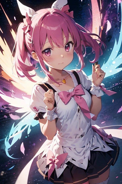 Magical Girl Madoka Madoka God Form Magic Wand Magic Enchantment Magic Attack