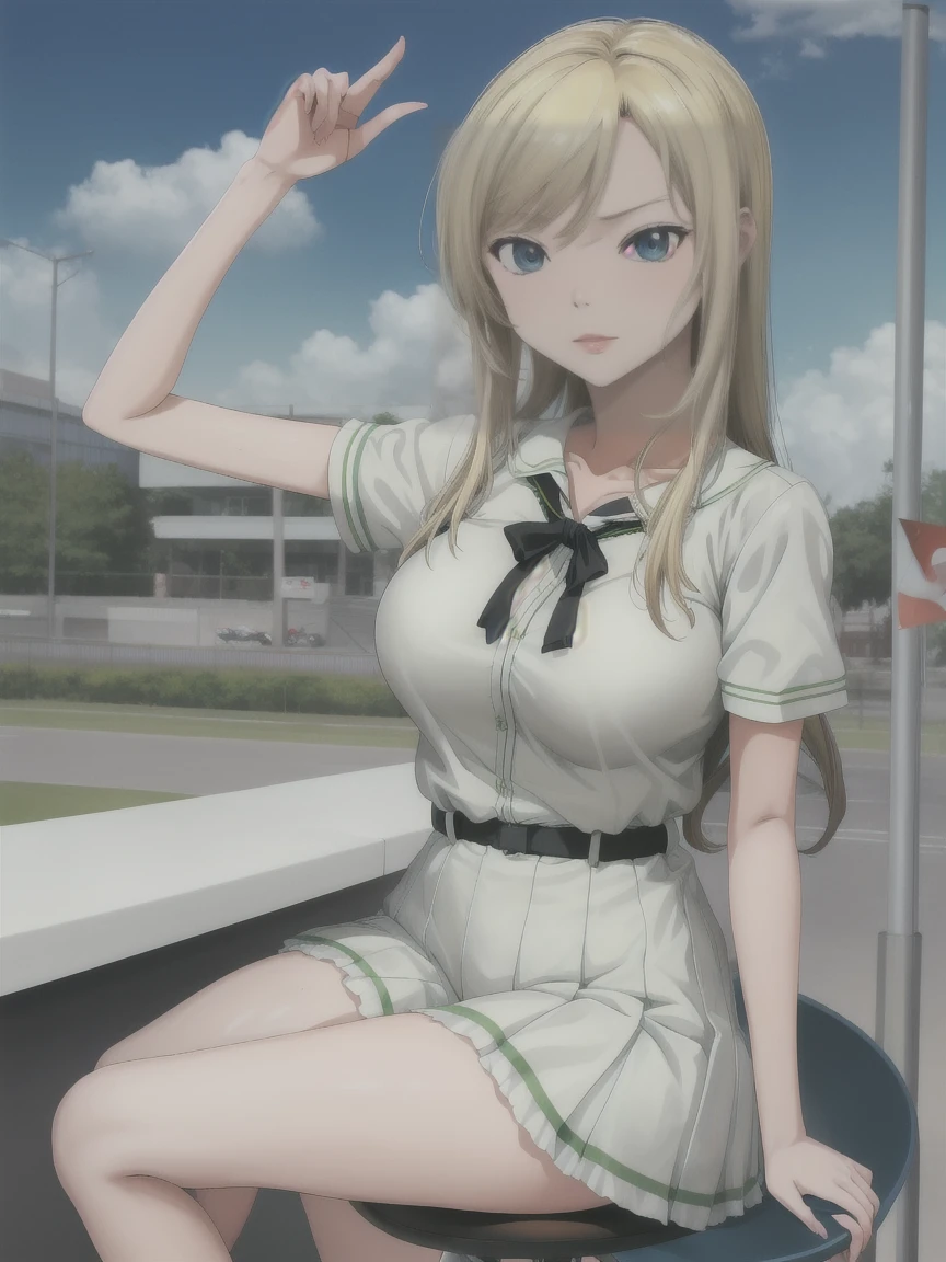 score_9, score_8_up, source_anime, 1girl, (sena kashiwazaki), by fei (maidoll),