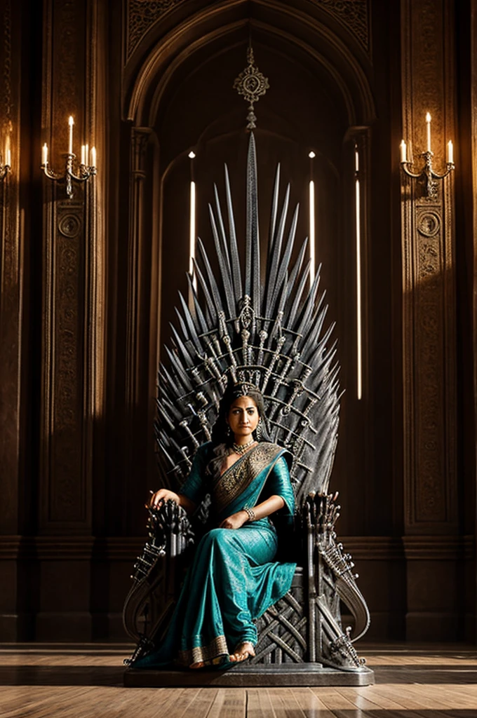 sekh hasina set in iron throne