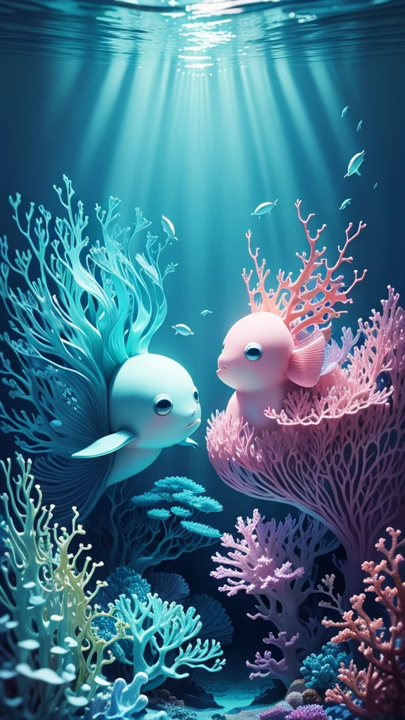 clearing! Here's a friendship prompt for a SeaArt:
---
### The magic of Friendship in an Undersea World At the bottom of the ocean, where the sun's rays dance on the waves and the colors of the seaweed sparkle in harmony, A unique friendship emerges between sea creatures of all shapes and sizes. A curious octopus, A shy seahorse and a wise turtle form an unbreakable bond as they explore the mysteries of the deep. standing together, they face challenges, share secrets and discover that true friendship is the greatest adventure of all.
Create a work of art that captures the essence of this underwater friendship. Show how these sea creatures support each other, have fun and grow together, forming a bond that transcends tides and time. Use vibrant colors, water textures and charming details to bring this deep-sea friendship scene to life.