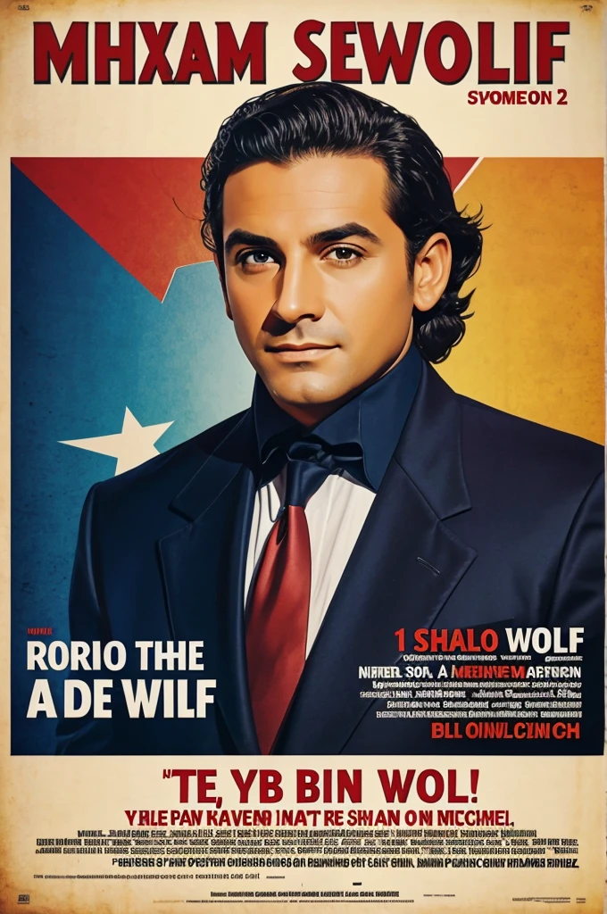 Advertising poster with the name Shéin Wolf in Mexico November 2nd auditorium bb