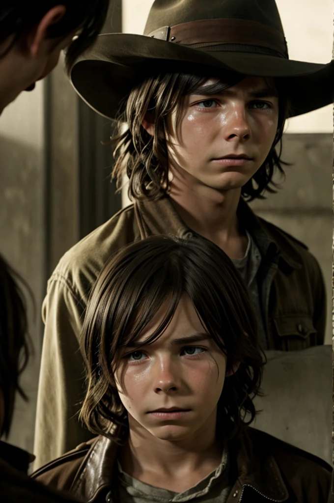 Carl grimes crying 
