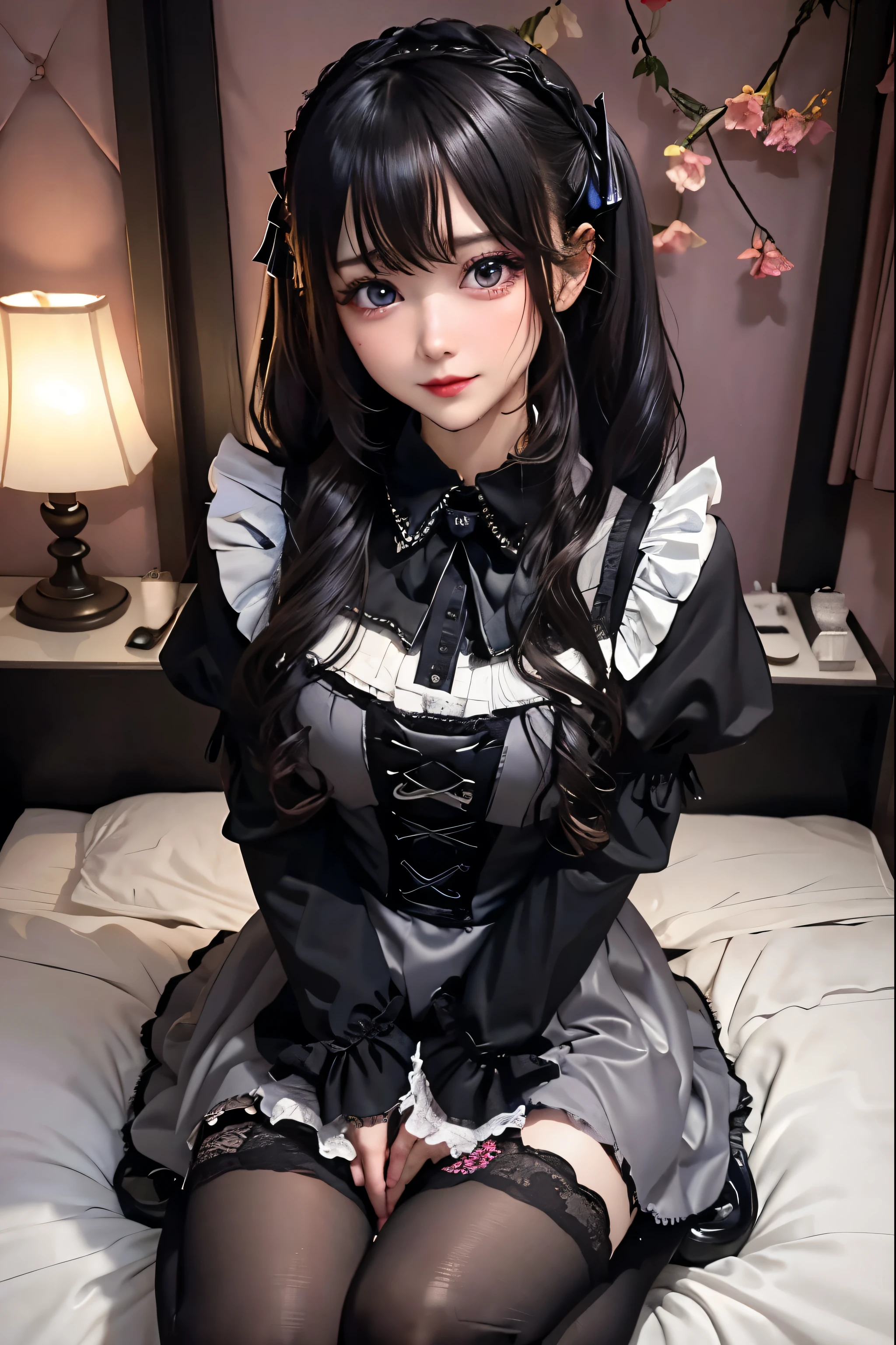 Hard Dark Gothic Makeup、Black dark eyeshadow、sad、Good skin radiance、Dark Gothicメイク、Dark smile、palace、The beauty of fragrance、24-years-old、Expression of intense sexual pleasure、Embarrassed look、Dark Gothic、Highest quality、Expression of sexual pleasure without pain、Drunk face、Purple maid outfit、Mysterious、noble、sexly、Loving smile、Twin tail hair、Right blue eye、Left eye is red、Super tempting pose、Platform Heel Shoes、Heavy makeup、Gothic ta clothes、Silver Hair、Long Hair Straight Hair、Cute Gothic Loliress、Beautiful Face、elegant features、Attractive face、Stained glass background、Chest glistening with sweat、The room is dark、goth long dress、Bell Sleeves、Wizard Sleeve、Decadent look、Sexually excited expression、Glossy thighs wet with water、Thighs that are wet and shiny with oil、Background of a room full of roses、sad expression、Rose Maiden、The embroidery is pink、The dress has pink embroidery.、Thigh-high socks、Knee-high socks、Gentle expression、Dark black eyeshadow、Stained glass and rose background、thighs are a little thin、Female Duo、Female couple、dark church background、Stained glass、Black metal world、Dark Castle、Dark Room、Slender body、gothic long dress、Victorian dress、Small breasts、Hold the wine in your right hand、Hold the lantern in your left hand、pantyhose、The bed is covered with roses、Her thighs are shining with sweat、My body is wet and shiny、Lots of glitter on the thighs、sweating、My thighs are sticky from sweating、Sweat glistening on my thighs、The whole body is sweaty and shiny、I sweated a lot.、My thighs are sweaty、Wet thighy thighs are shining with sweat、A lot of sweat glistening all over the body、Slender body、Put your head on the pillow、Sleeping on a bed、Beautiful legs、Stretching legs、Lie down in bed、Lie on your back in bed、Thin legs、
