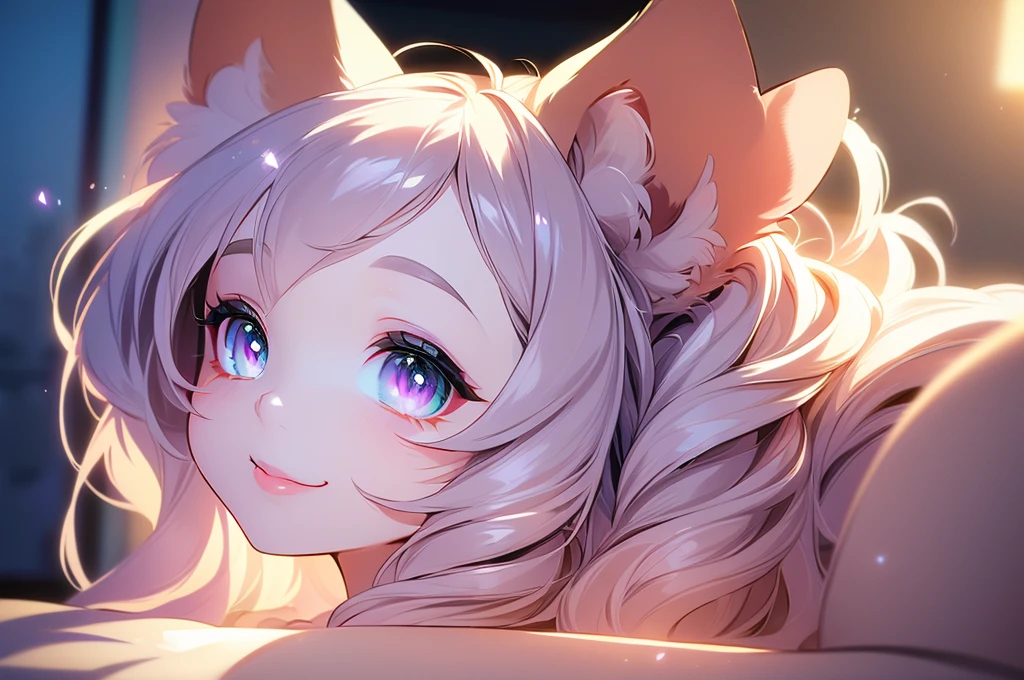 a cute nude cat girl, 1girl, open legs, beautiful detailed eyes, beautiful detailed lips, extremely detailed face and eyes, long eyelashes, cat ears, cat tail, room, steam, smiling, masturbating, cuming, creamy liquid, glowing skin, photorealistic, hyper detailed, cinematic lighting, vibrant colors, fantasy, (best quality,4k,8k,highres,masterpiece:1.2),ultra-detailed,(realistic,photorealistic,photo-realistic:1.37)