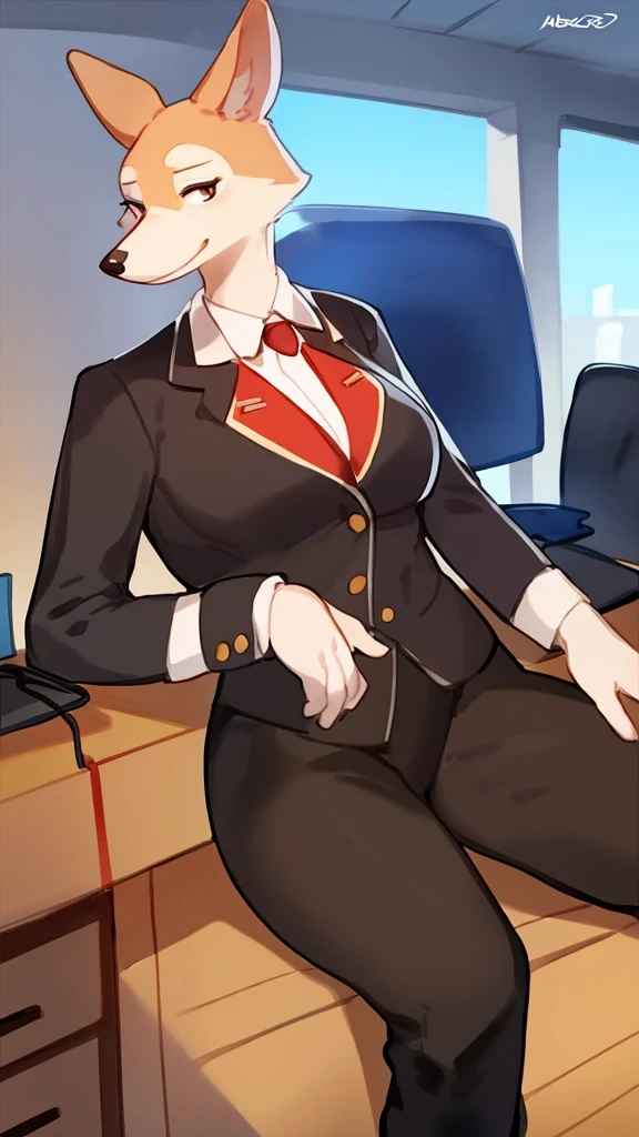 Solo, female,Colleen,(by bebebebebe), bottomheavy,Road Rovers,office attire