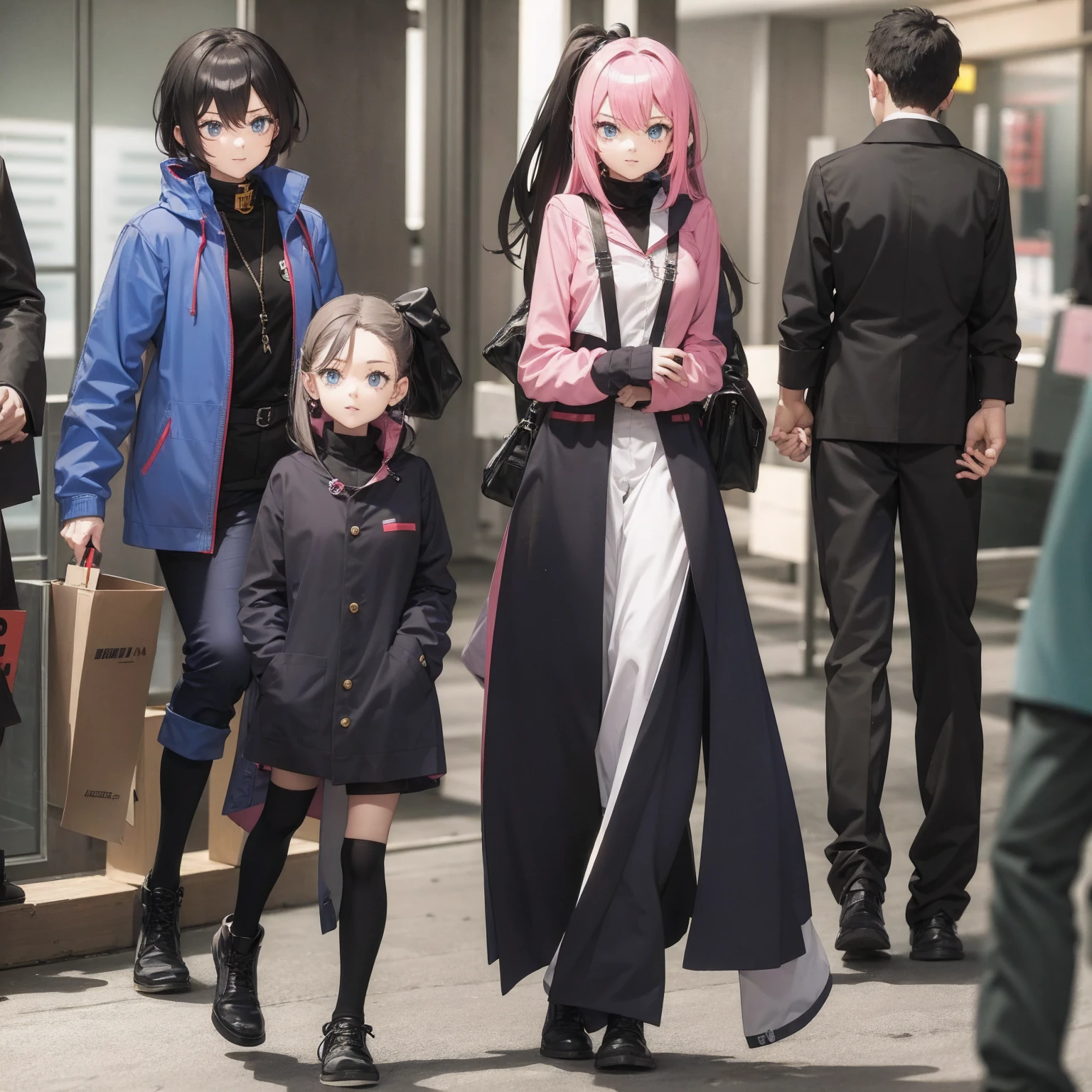 Anime in cyber clothes