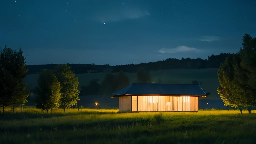 paysage de la chambre,pluie,nuit,haute résolution