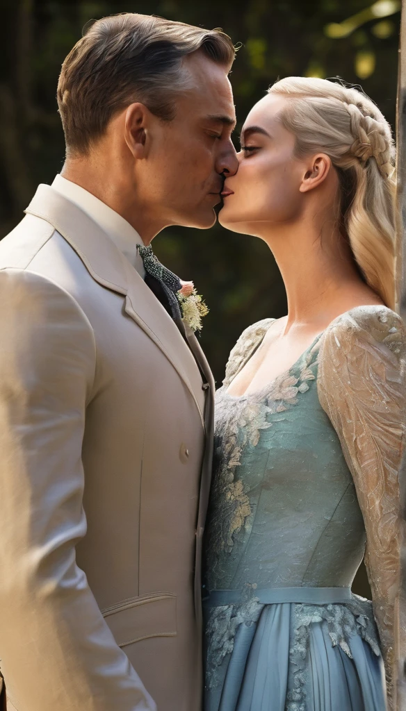 Francisco Lachwolski e Margot Robbie como casal