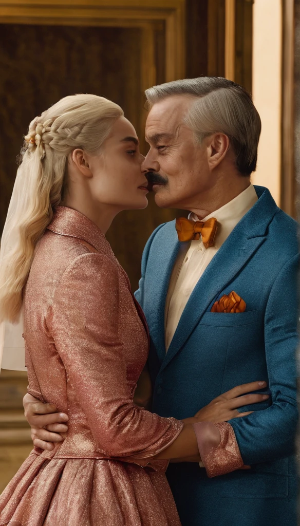 Francisco Lachwolski e Margot Robbie como casal