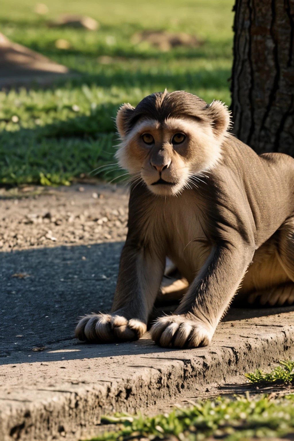 Singe grand pieds