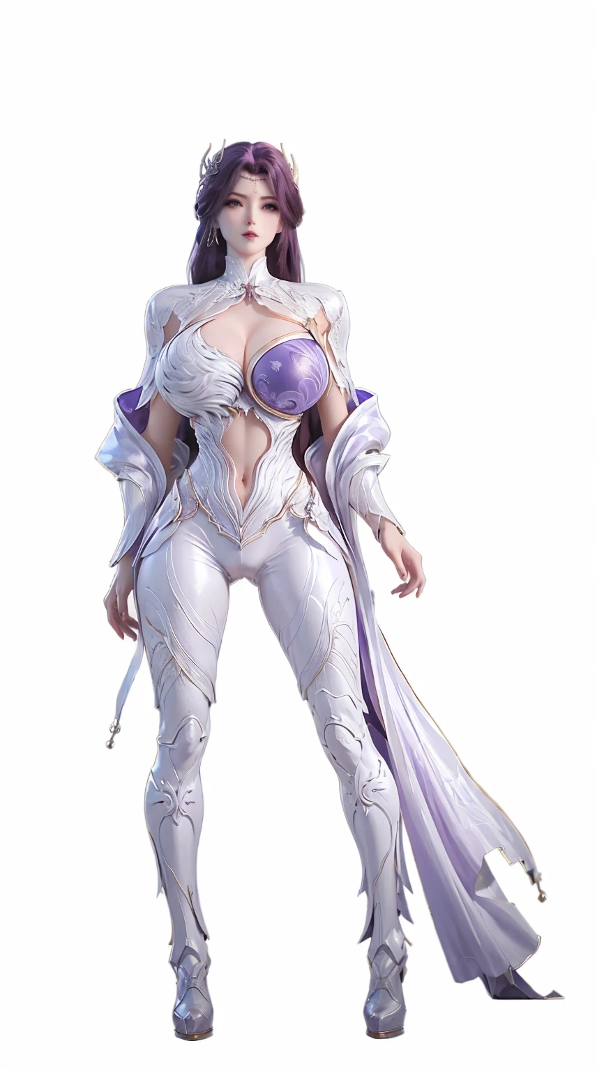 (DRAGON QUEEN HELM), (ULZZANG), (HUGE FAKE BOOBS:1.2), (PURPLE, WHITE), (FUTURISTIC MECHA CROP TOP:1), (CLEAVAGE), (SKINTIGHT YOGA PANTS:1), (HIGH HEELS), (PERFECT BODY:1.2), (FULL BODY:1.2), (LOOKING AT VIEWER), (STANDING:1.3), SEXY BODY, (MUSCLE ABS:1), UHD, 8K, 1080P.