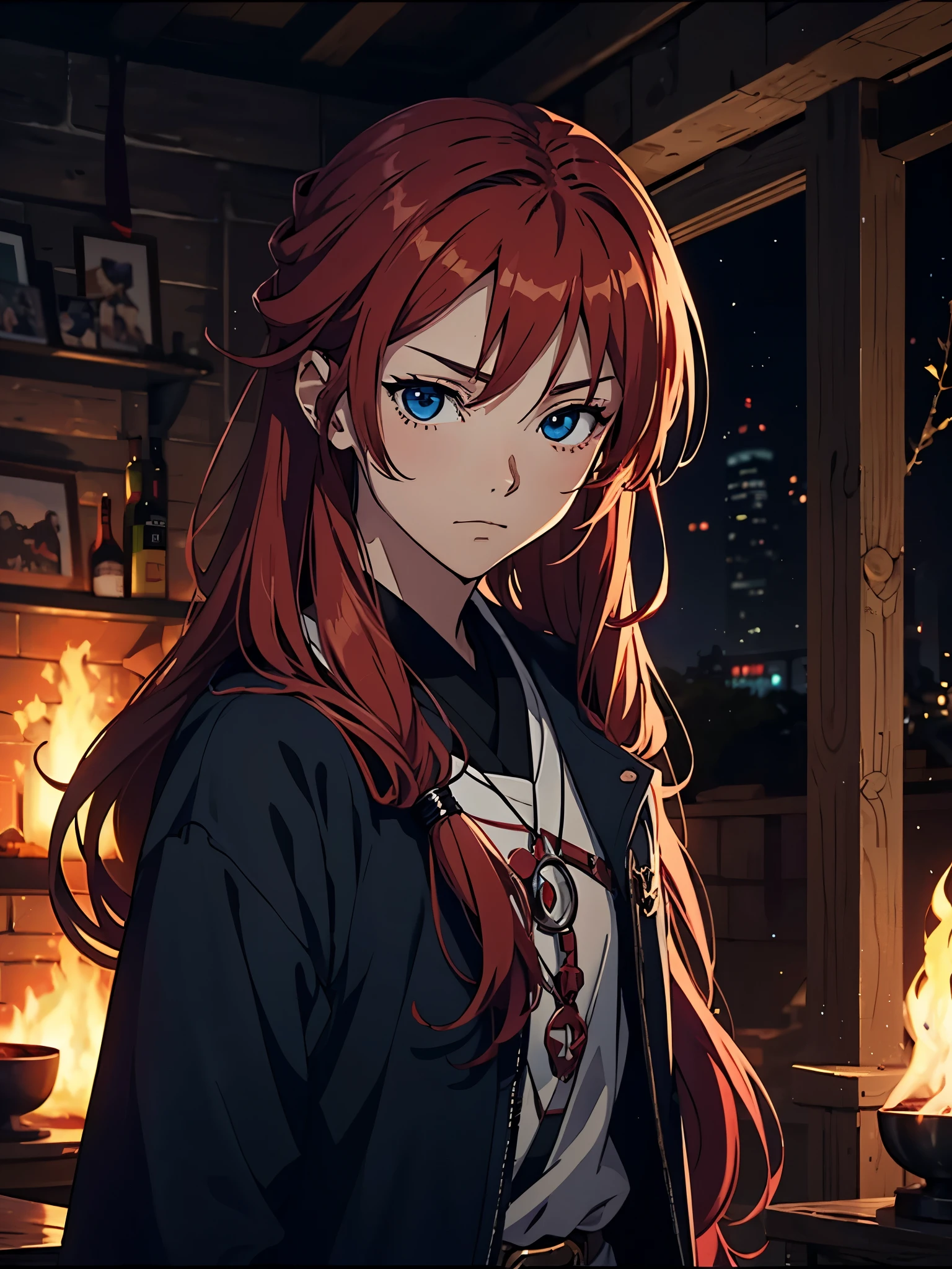 Mehr anime. Mehr 2D. Clean. More anime. 2d. Glow. Red hair. More anime. male. Long hair. long red hair. boy, vikings. red hair. blue eyes. 火. 