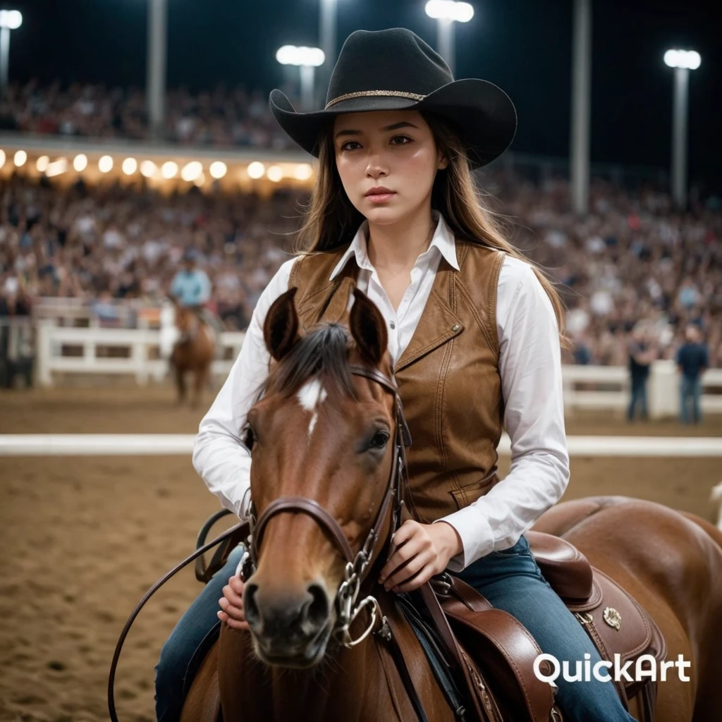 Keep the girl, don&#39;t change anything about it.
Just fix the mare and the small head