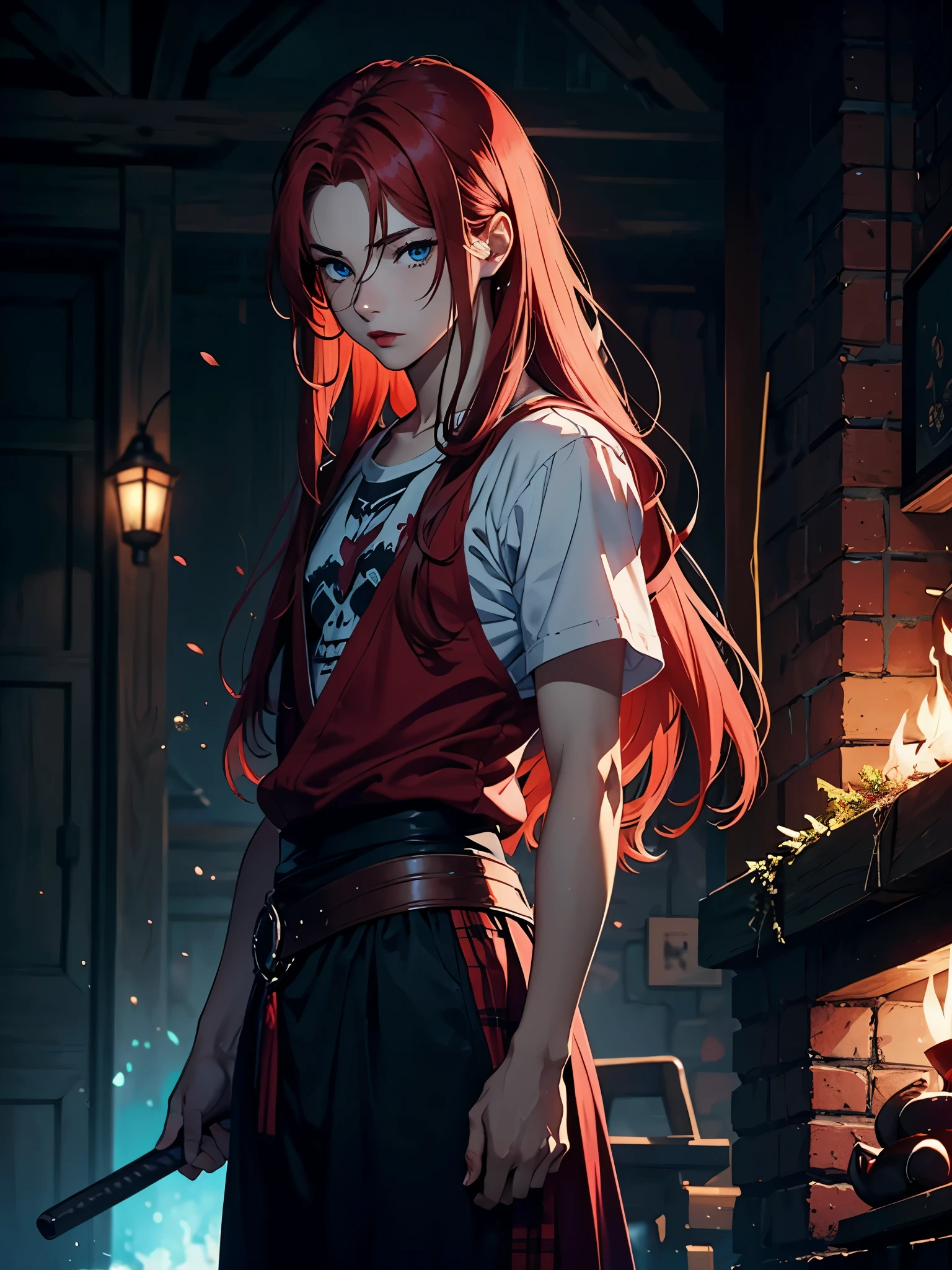 2D anime. Beautiful. Red lipstick. More anime. 2d. Glow. Red hair. More anime. male. Long hair. long red hair. boy, vikings. red hair. blue eyes. 火.