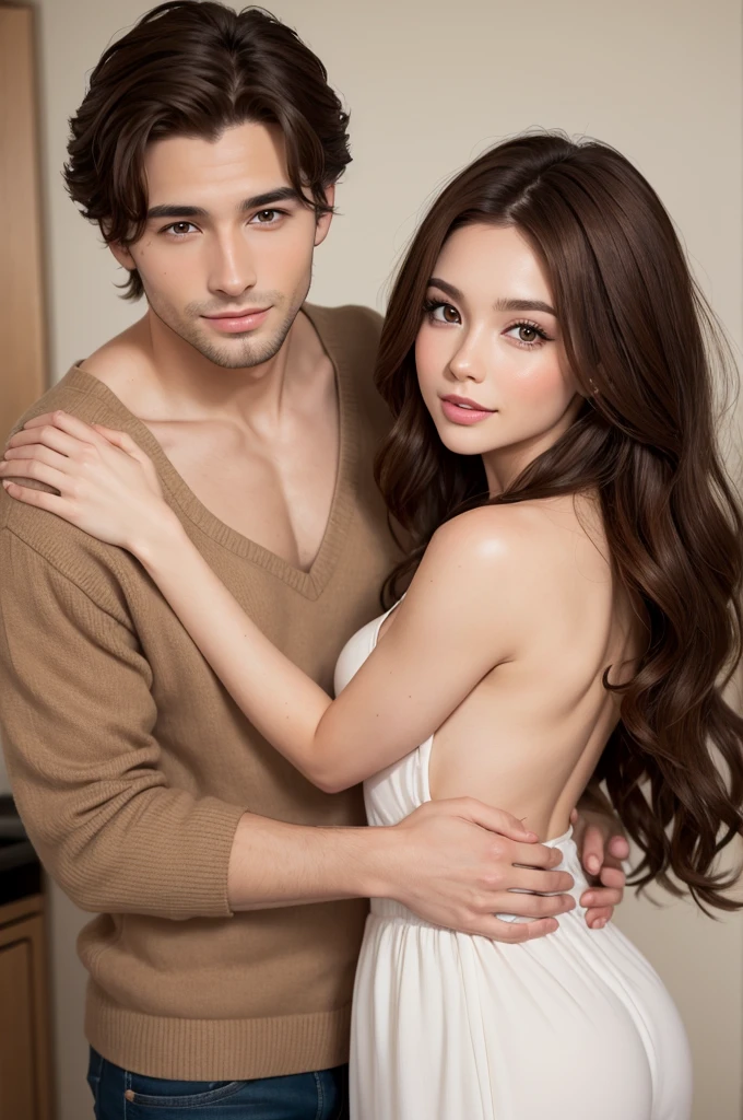 a young couple having sex, she is on top of his face of him, nsfw