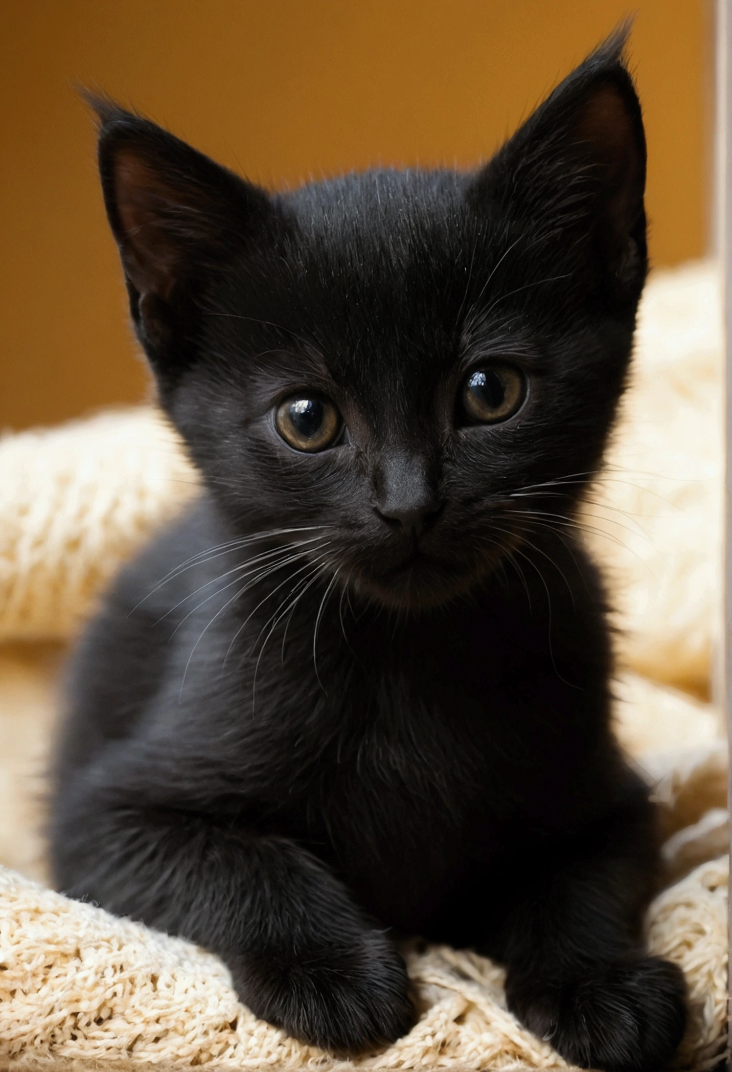 let it be a black kitten