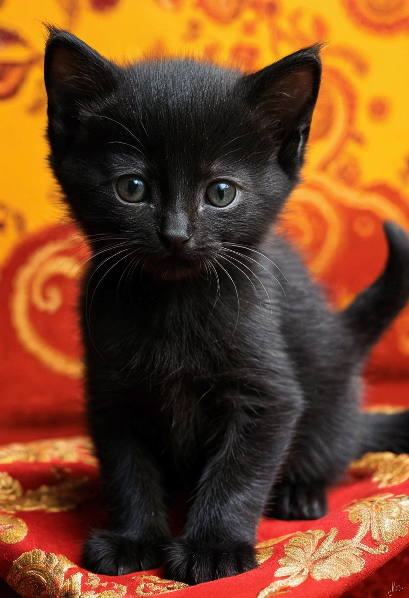 let it be a black kitten