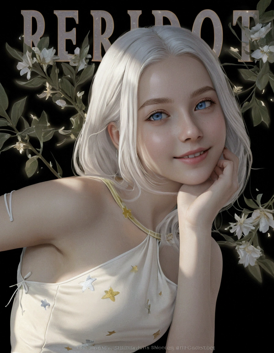 NSFW,realistic image, detailed image, coherent image, 1 beautiful girl, she has very long hair, white hair, light blue eyes, smiling expression. She is wearing a long-sleeved t-shirt, showing her navel, a pleated miniskirt, sneakers, She has a curvy body, medium breasts and thick thighs, She is posing sensually, lifting her skirt a little, arching her back, black background, uniform background, starry night, flower petals falling around, Soft focus, full body view, Dramatic shadows, Volumetric lighting, natural lighting,Alisa Mikhailovna Kujou,ahoge