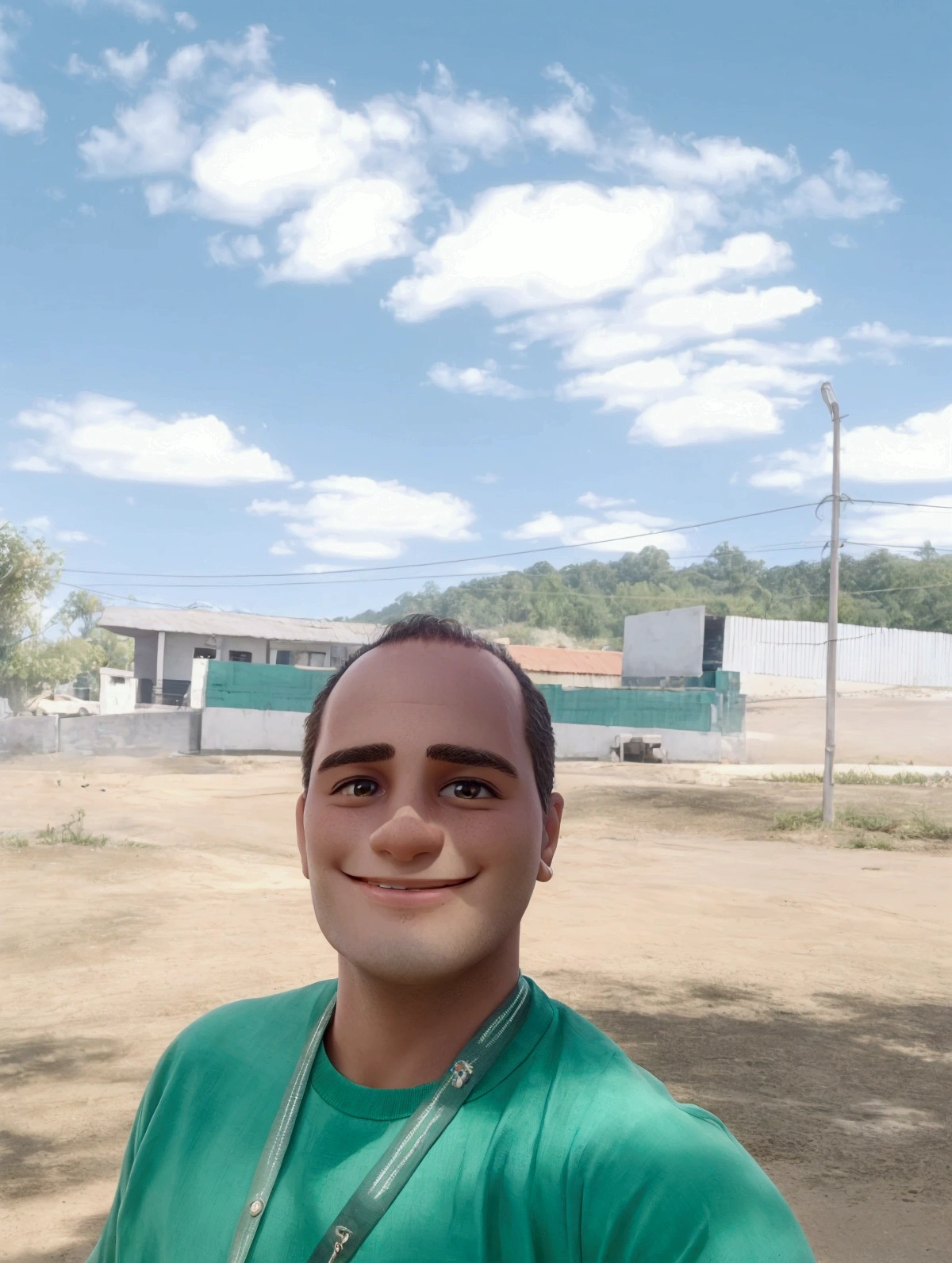 man smiling