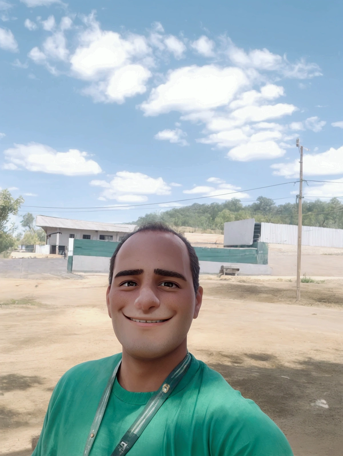man smiling