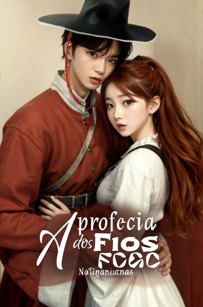 Free cover, both are surprised by each other's presence, a giant orange is behind them both