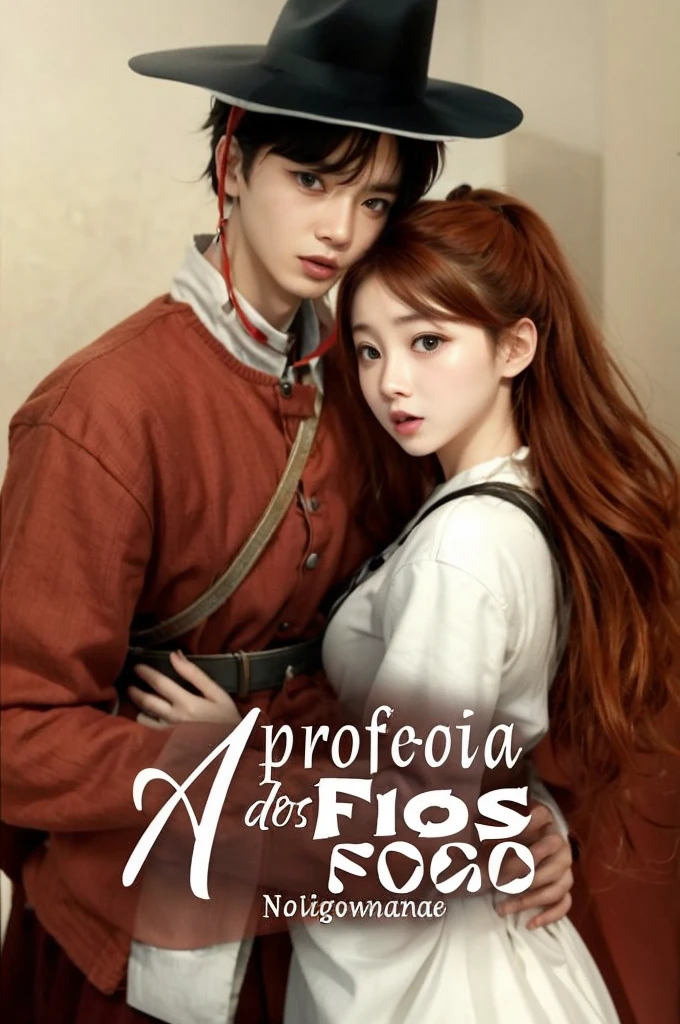 Free cover, both are surprised by each other's presence, a giant orange is behind them both
