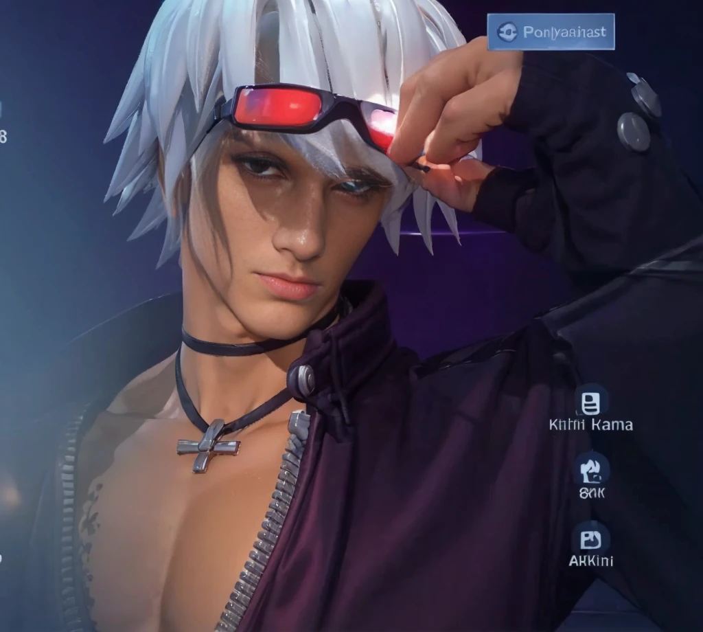 ((Best quality, 8k, Masterpiece :1.3)), upper bod, Sharp focus :1.2, handsome man perfect figure, Highly detailed facial and skin texture, Detailed eyes, Double evelids Interir view, ferpect lighting, Glowing skin,