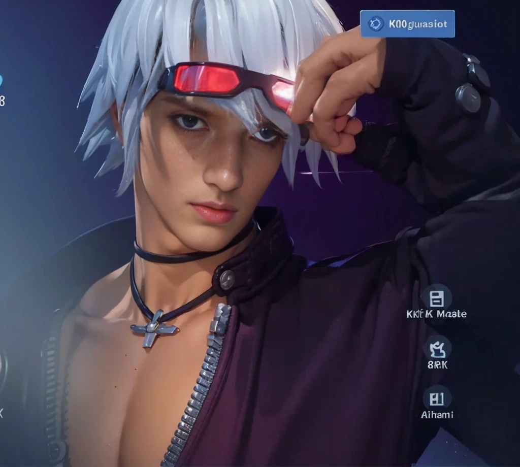 ((Best quality, 8k, Masterpiece :1.3)), upper bod, Sharp focus :1.2, handsome man perfect figure, Highly detailed facial and skin texture, Detailed eyes, Double evelids Interir view, ferpect lighting, Glowing skin, 