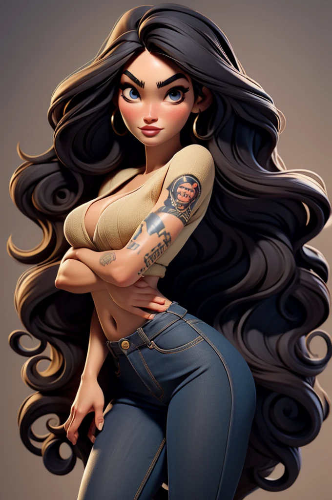 megan fox long hair