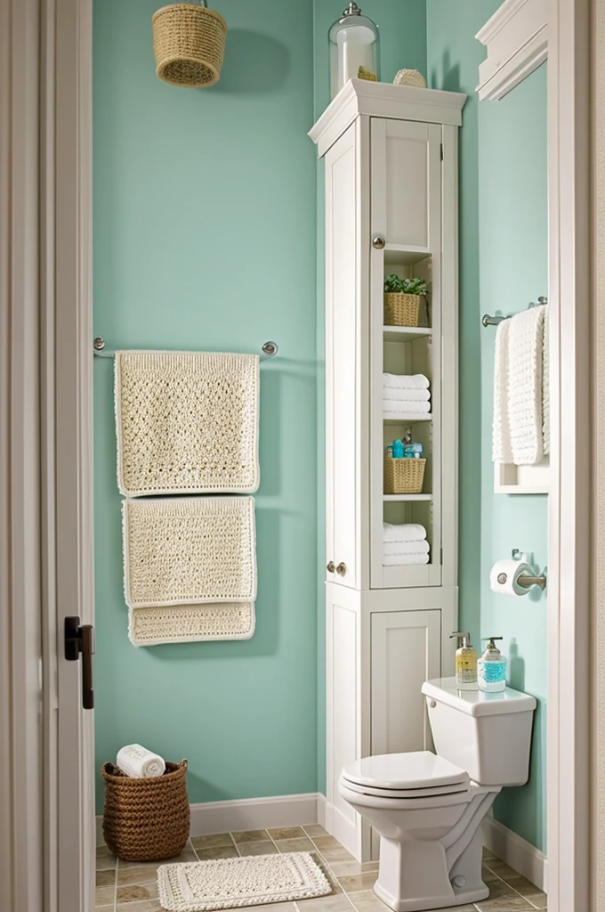 Short crochet bathroom exit, give me several ideas