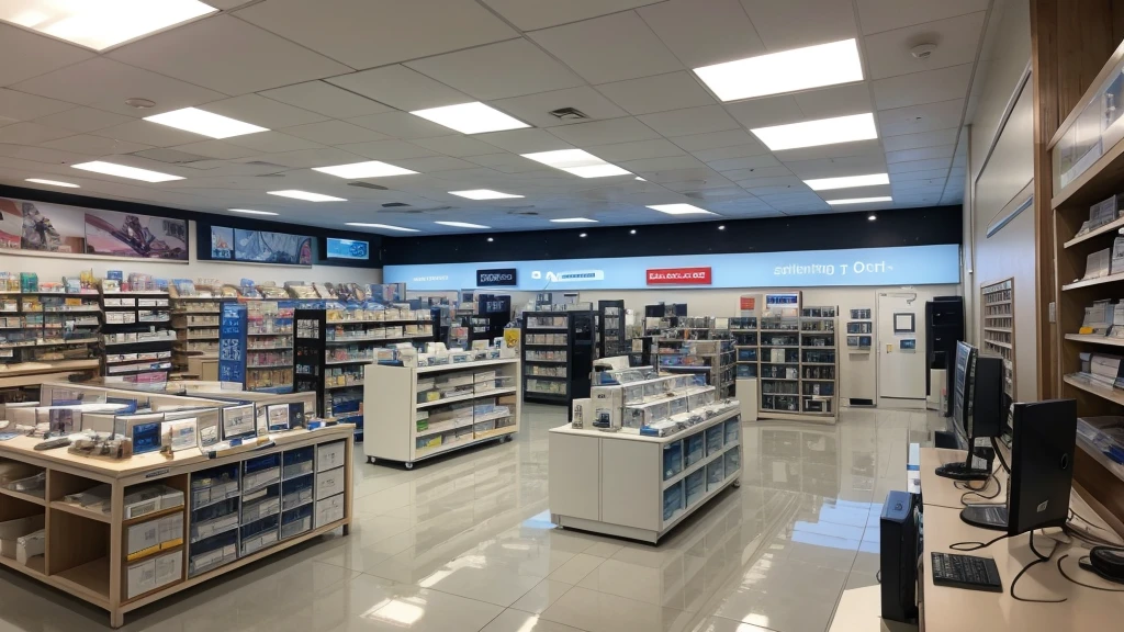 make an electronics store with customers