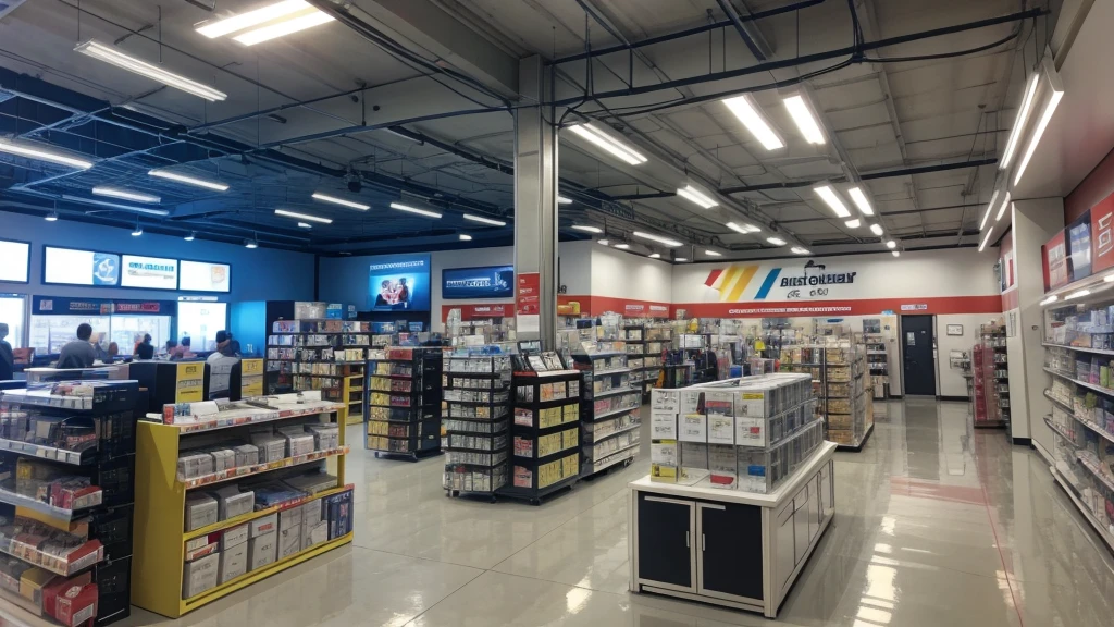 make an electronics store with customers