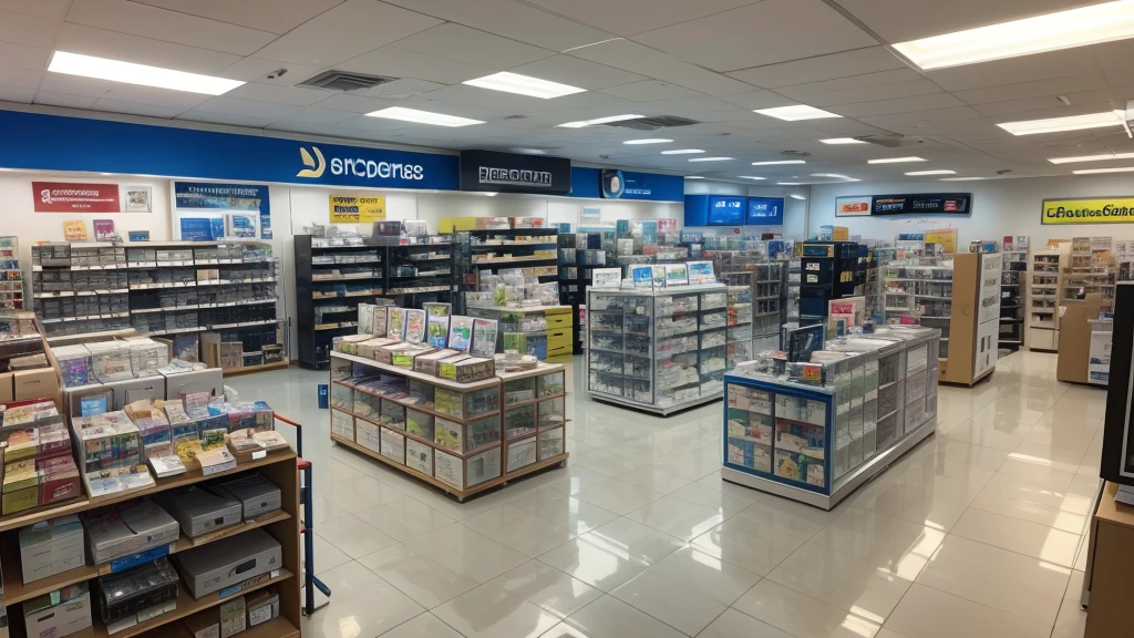 make an electronics store with customers