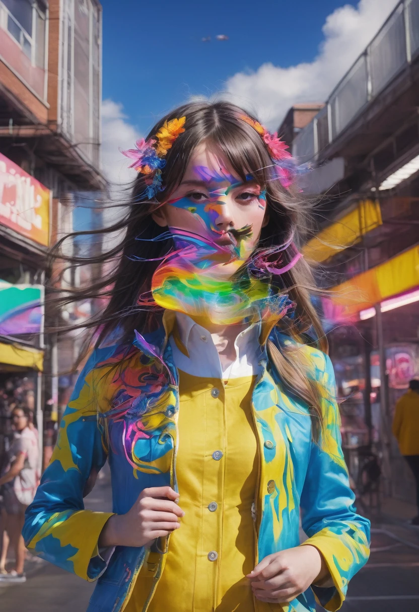 p4a psychedelic 1girl 