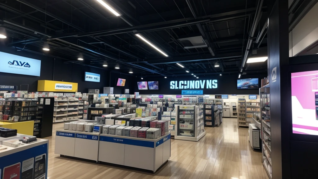 set up an electronics store