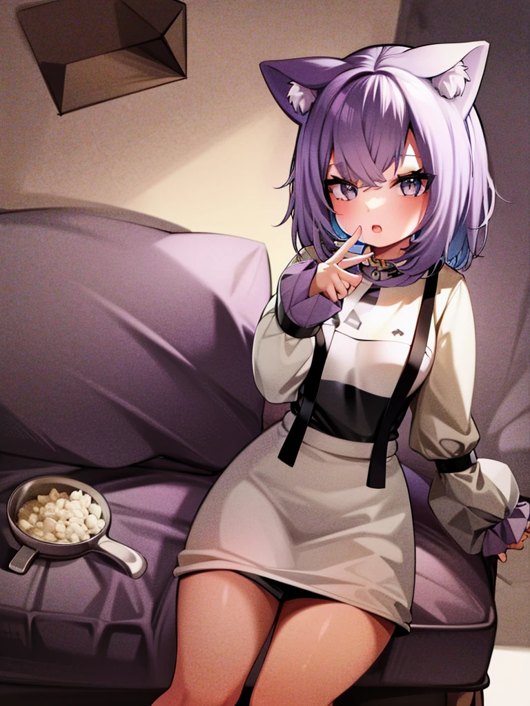 Cat and small porridge