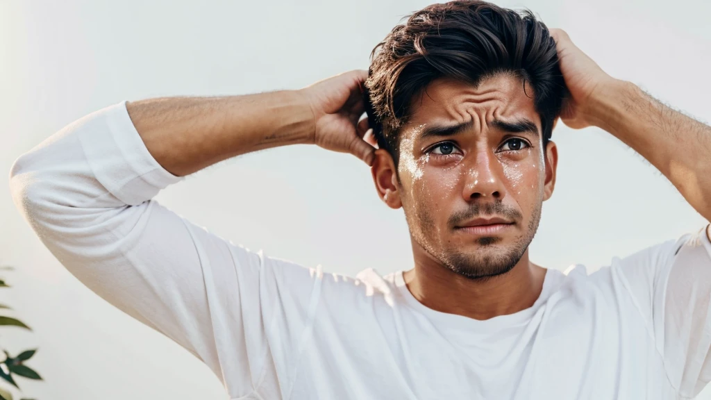 Make this guy really sad and crying 