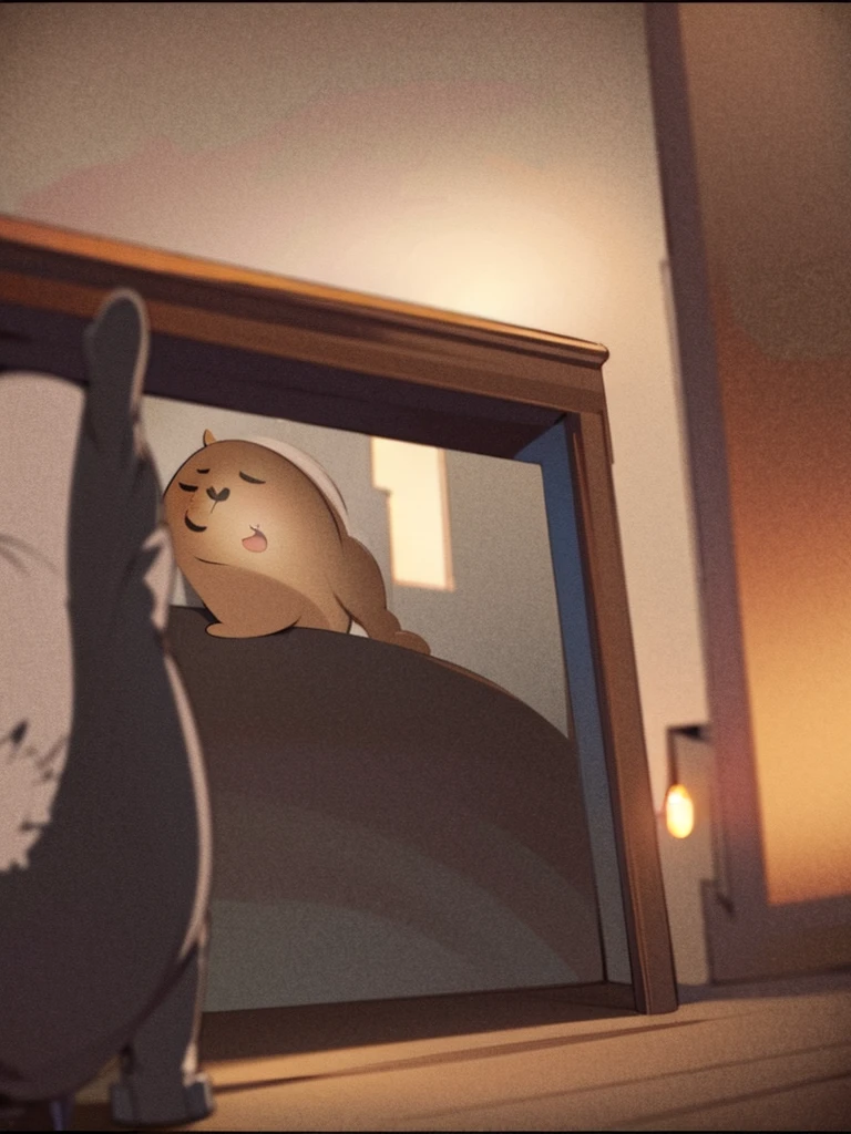 Cat and small porridge