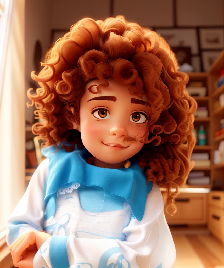 ONE OF HIGH QUALITY CURLY HAIR
