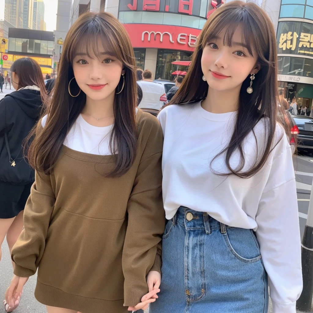 (8k、Raw photography、top-quality、masuter piece:1.2)、Ultra-detail、ultra res、(realisitic、rialistic photo:1.37)、portlate、high-definition RAW color photography、Professional Photography、highly detailed and beautiful、ighly detailed、8k Picture Wallpaper、amazing detailed、huge filesize、Official art、Highly detailed CG Unity 8k wallpapers、highly detailed beautiful girl、extra detailed face、extremely detailed eye、highlydetailed skin、extremely detailed fingers、highly detailed nose、very detailed detailed mouth、Perfect Anatomy、highly detailed back ground、Highly detailed clothing、1 girl、(18:1.2)、Teen、Cute s、famous Japan idol、cute little、Realistic body、、white-skinned、glistning skin、Slim body、Handsome body、brown haired、short constricted curly hair、(Blunt bangs:1.2)、A smile、kawaii、zora々Right、kawaii faces、Lifelike face、Delicat eyes、Sauce order、White T-shirt、skirt by the、earrings、Looking at the camera、cowboy shot、front facing、Standing、contrapo, high street, public, Dynamic Lighting,No bangs、Center Part、Korean style,wearing a cute cat costume
