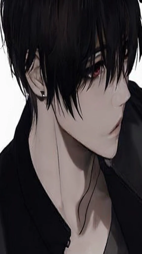 Black Hair, Wolf Cut,