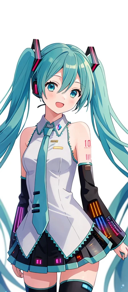 one girl, Hatsune Miku, vocaloid