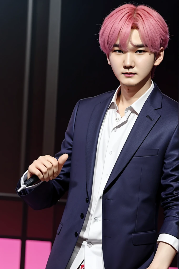 Create min yoongi from bts as the character obanai from the anime demoslayer