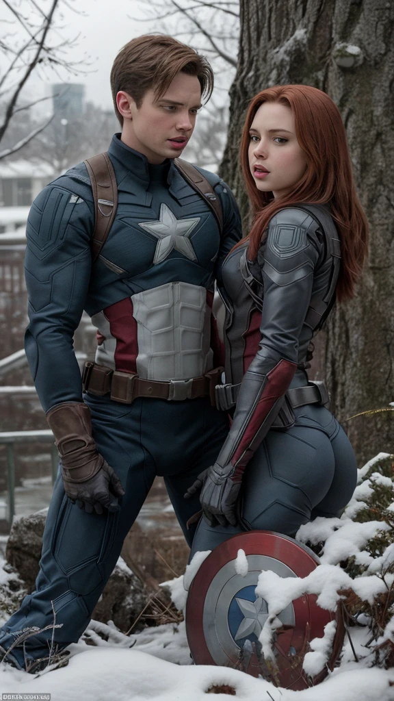 Captain America and winter soldier, having sex,nsfw