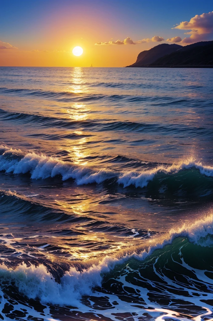 background Wallpaper water moon sun mysticism bright