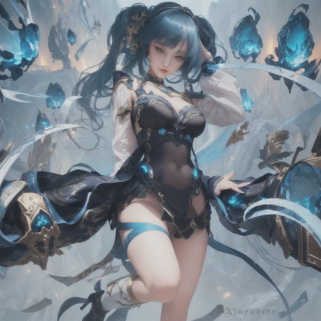masterpiece, Highest quality, (Highly detailed CG Unity 8k wallpaper), (Highest quality), (Best illustrations), (Best Shadow), Absurd, Realistic lighting, (abyss), Beautiful sparkle, art：PeterMohrBacher,