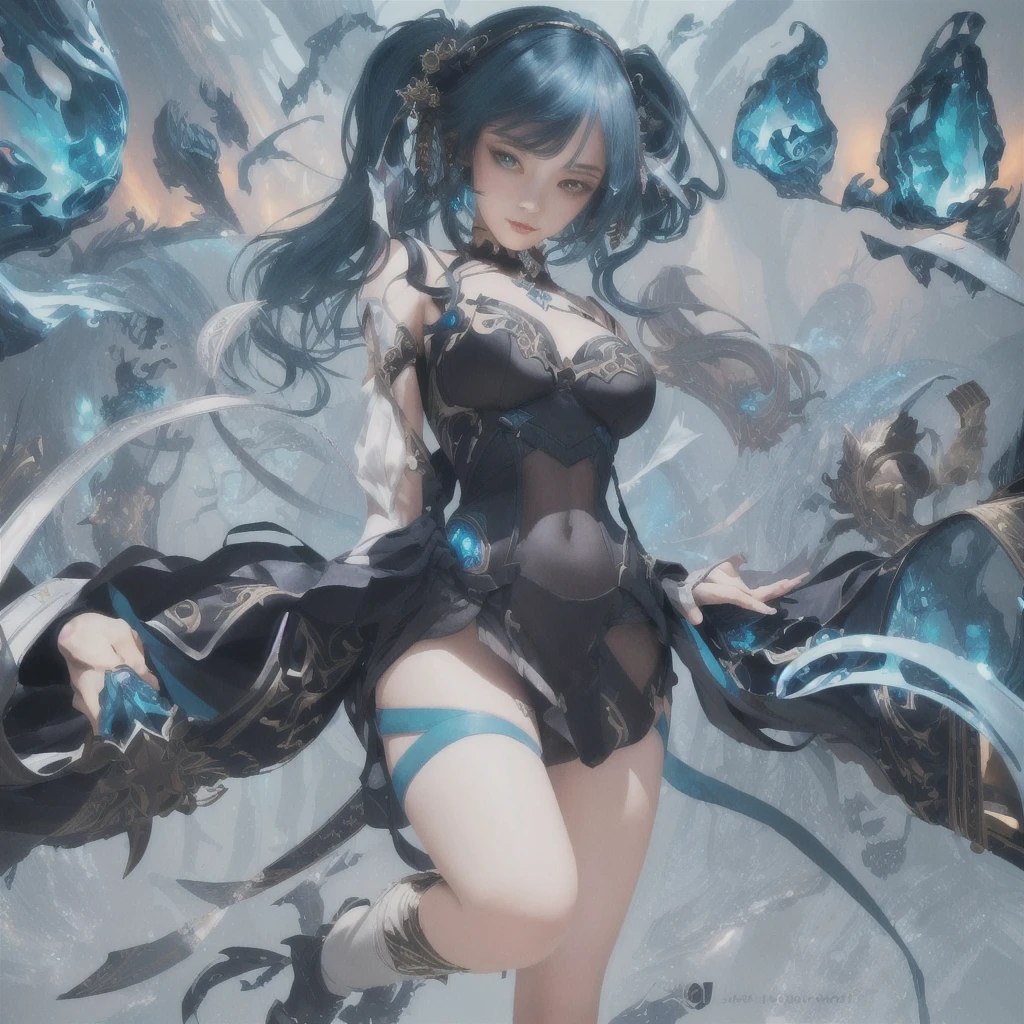 masterpiece, Highest quality, (Highly detailed CG Unity 8k wallpaper), (Highest quality), (Best illustrations), (Best Shadow), Absurd, Realistic lighting, (abyss), Beautiful sparkle, art:PeterMohrBacher,
